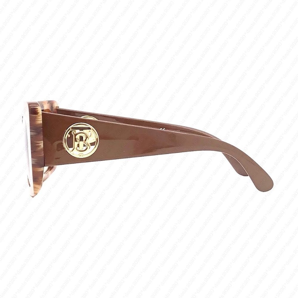 New Burberry Daisy BE4344 394013 51mm Spotted Brown Sunglasses - Picture 4 of 12